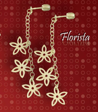 Naušnice Florista